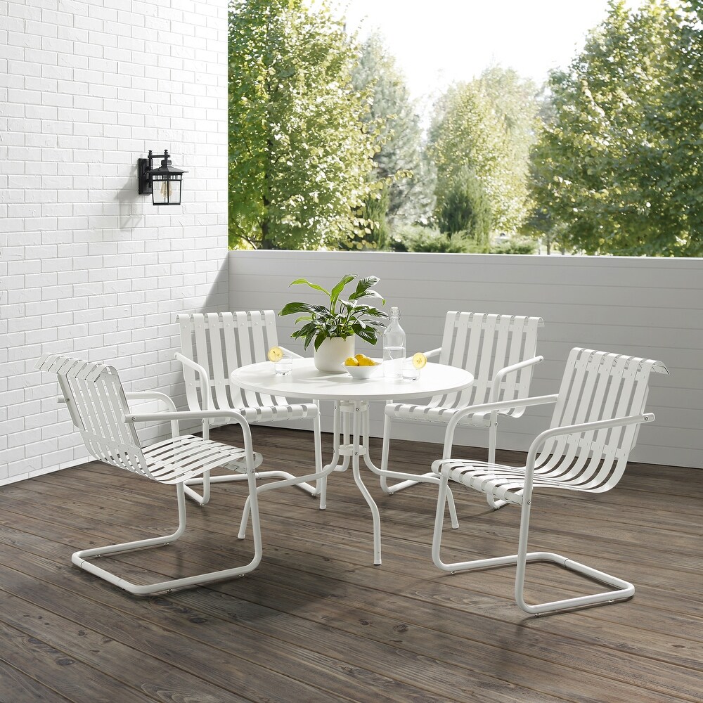 Gracie 5Pc Outdoor Metal Dining Set   93\