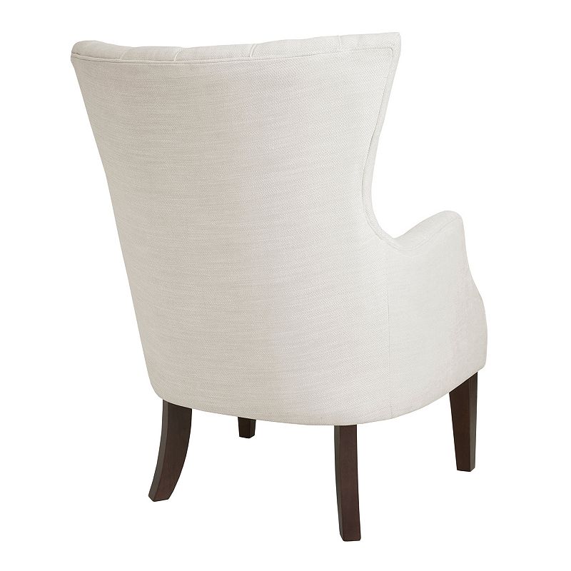 Madison Park Isa Button Tufted Wing Back Accent Chair