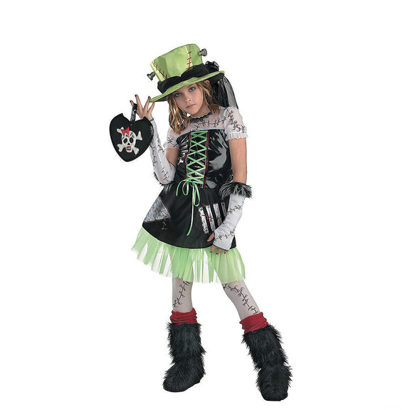 Morris Costumes Girl's Deluxe Monster Bride Costum...