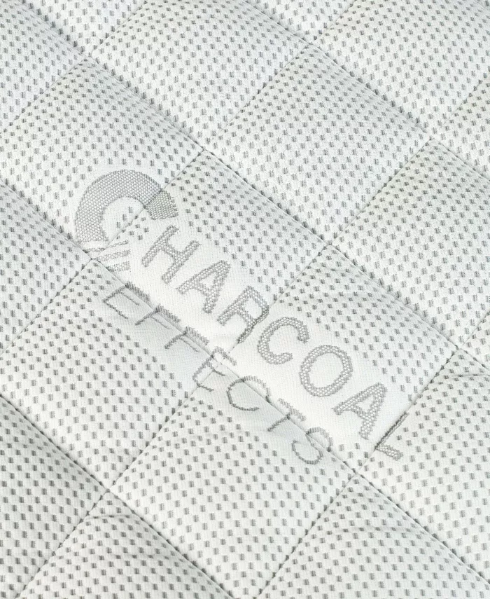 All-In-One Charcoal Effects Odor Control Cooling Fitted Mattress Pad， Full