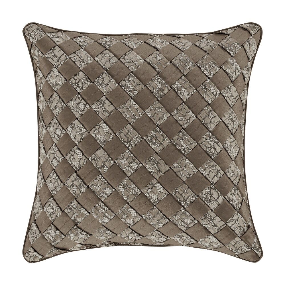 J. Queen New York Cracked 18 Inch Square Decorative Throw Pillow