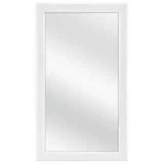 Glacier Bay 15-14 in. W x 26 in. H Framed Surface-Mount Bathroom Medicine Cabinet in White with Mirror 45399