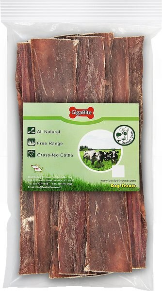 Best Pet Supplies GigaBite Beef Esophagus Dog Treats， 12-inch