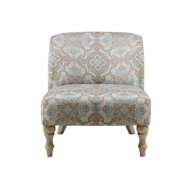 Maribelle Accent Chair Beige blue Martha Stewart