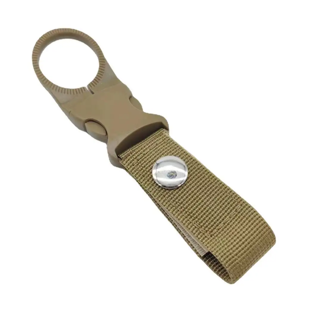 Portable Belt Hanging Buckle Ring For Camping Hiking Traveling Keychain Water Bottle Holder Clip