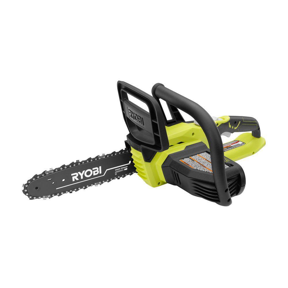 RYOBI ONE+ 18V 10 in. Battery Chainsaw (Tool Only) P546BTL