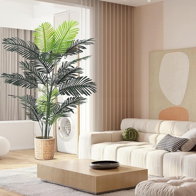 Artificial Areca Palm Tree Simulated Green Plant Artificial Tropical Plantsindoor Artificial Green Plants