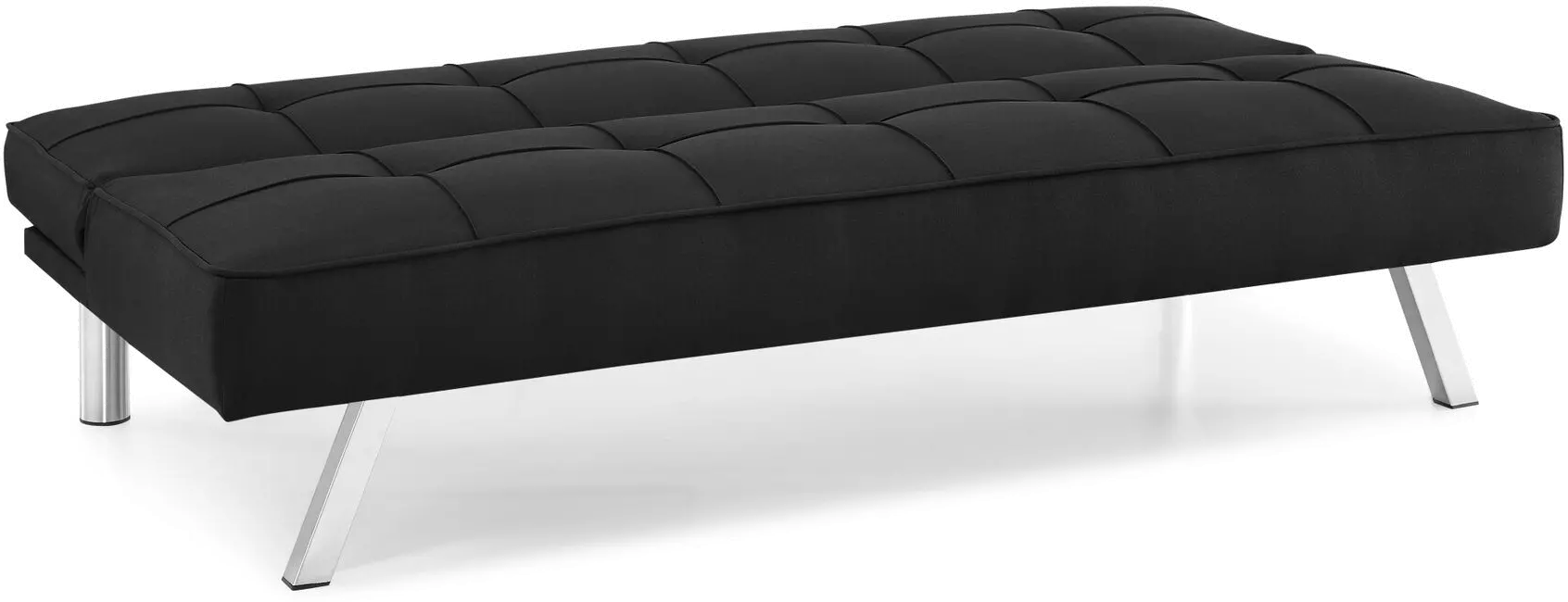 Carly Black Serta Convertible Sofa Bed