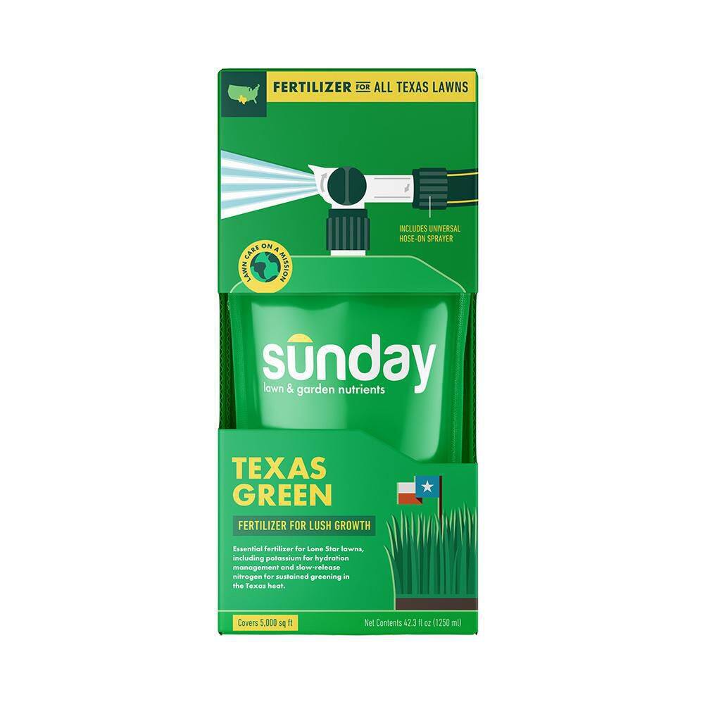 SUNDAY Texas Green Lawn Liquid Fertilizer 42.3 fl oz 5000 sq ft FB4151