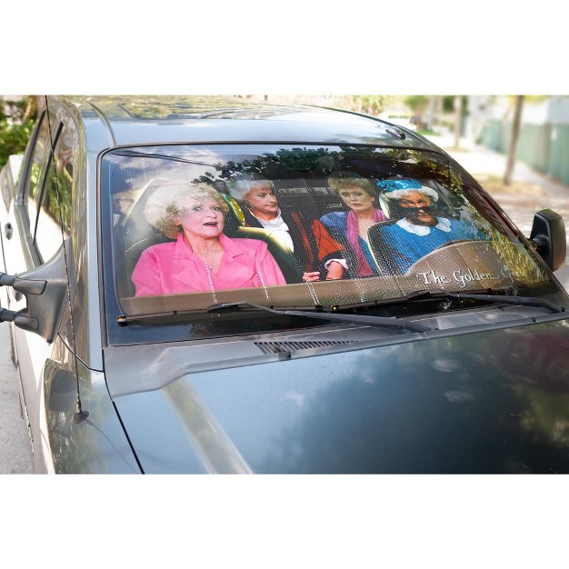 Just Funky The Golden Girls Car Sunshade With Sophia Driving Toynk Exclusive