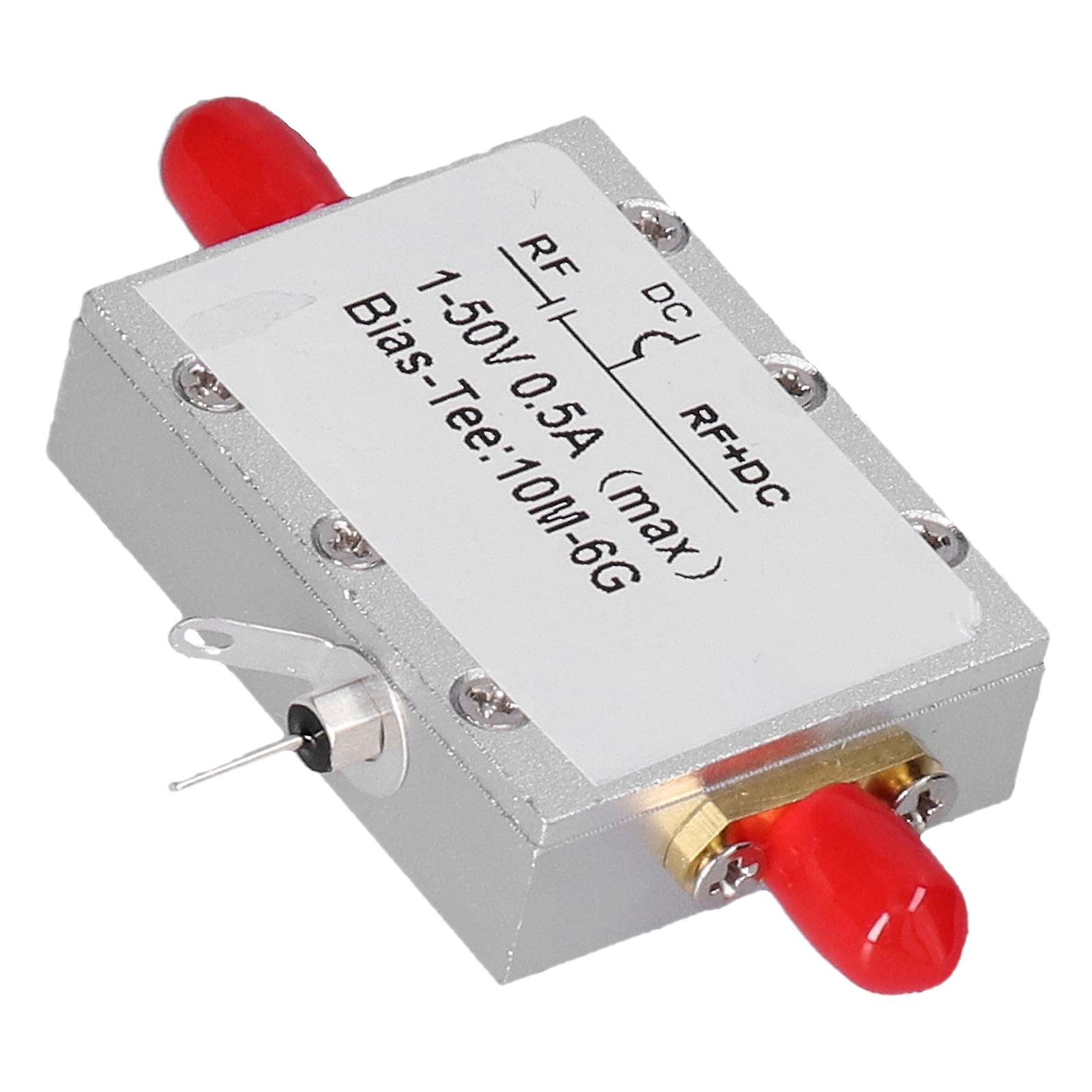 Bias Tee Module Coaxial Feed Low Insertion Loss Rf Dc Blocker Accessory 10mhz6ghz