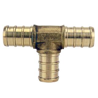 Apollo 12 in. Brass PEX-B Barb Tee APXT12