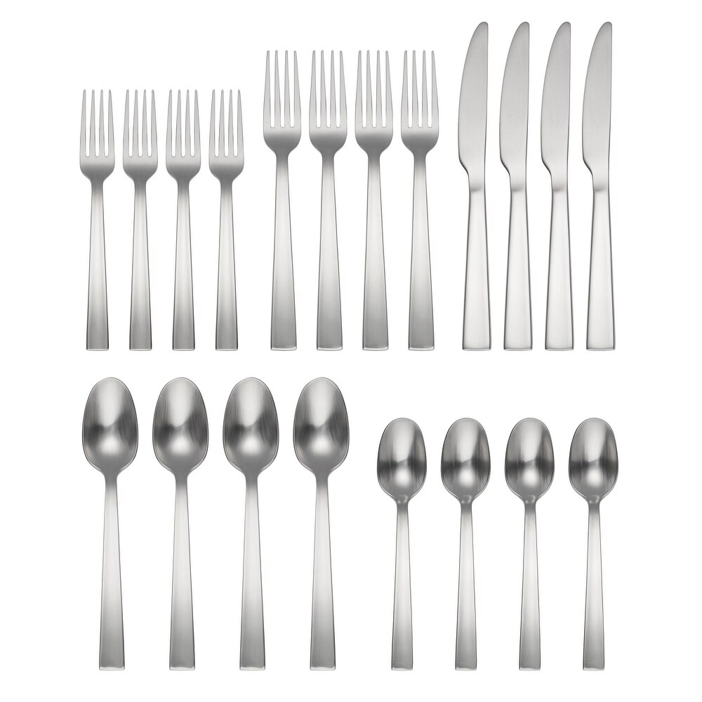 Rhyme Satin 20 Piece Flatware Set