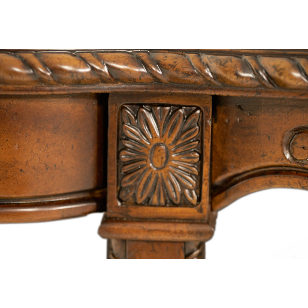 Windsor Court Sofa Table  Vintage Fruitwood   Victorian   Console Tables   by HedgeApple  Houzz