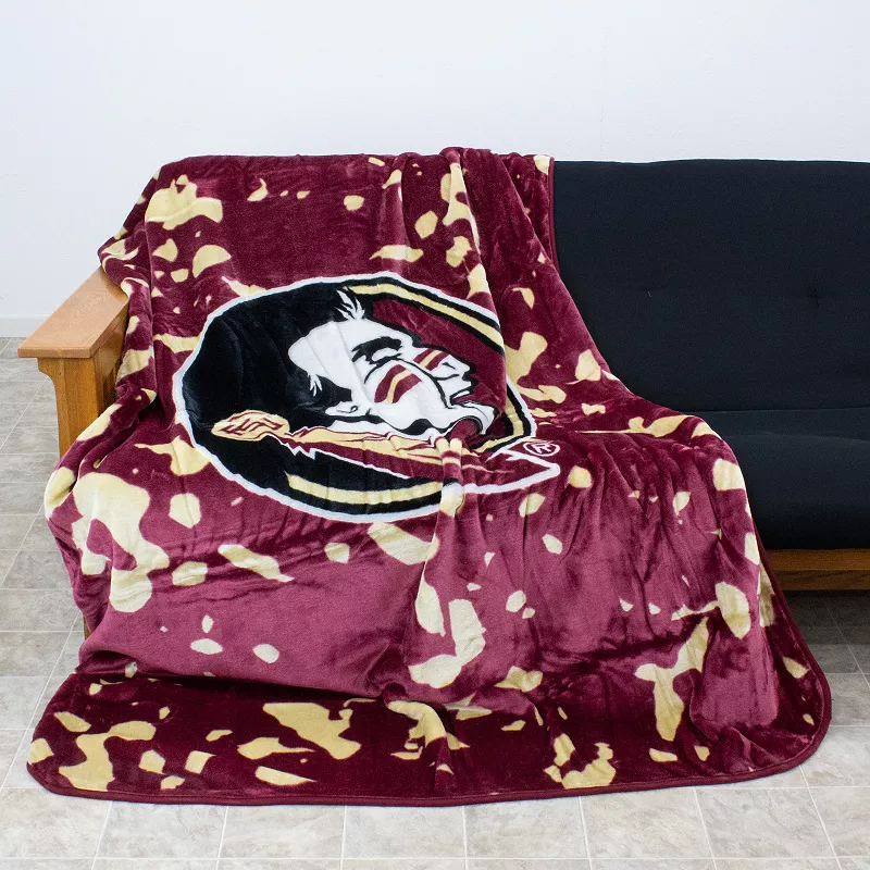 College Covers Florida State Seminoles Raschel Throw Blanket