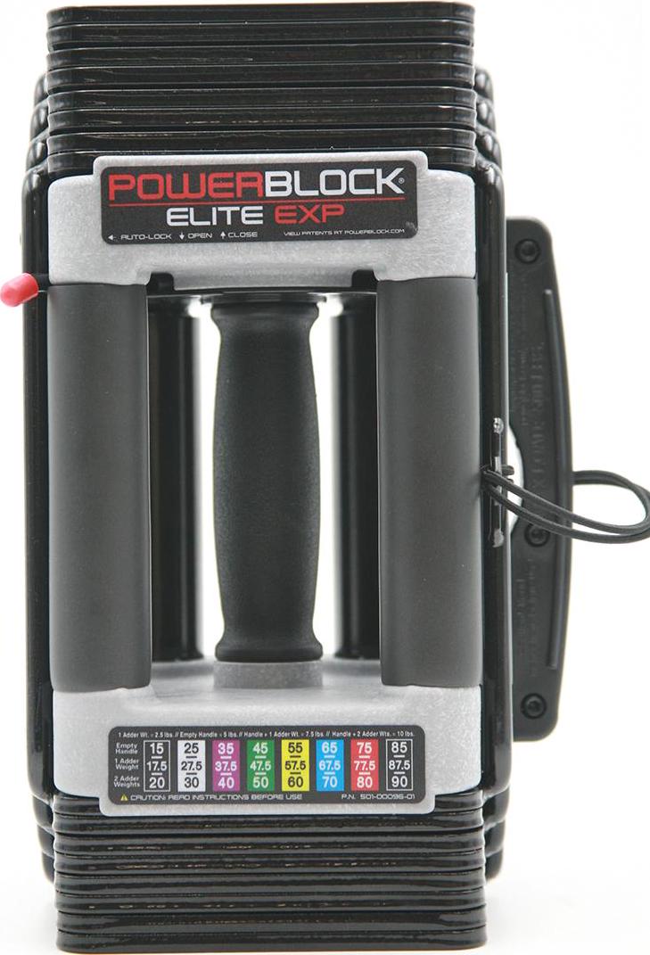 PowerBlock Elite EXP 5-50 lb. Adjustable Dumbbell (Single)