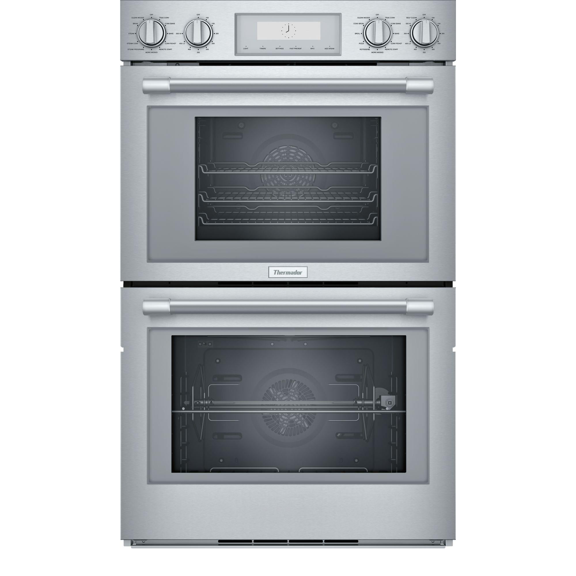 Thermador 30-inch, 7.3 cu.ft. Built-in Double Wall Oven with Home Connect PODS302W