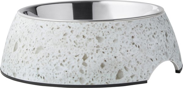 Frisco Quartz Design Stainless Steel Dog and Cat Bowl