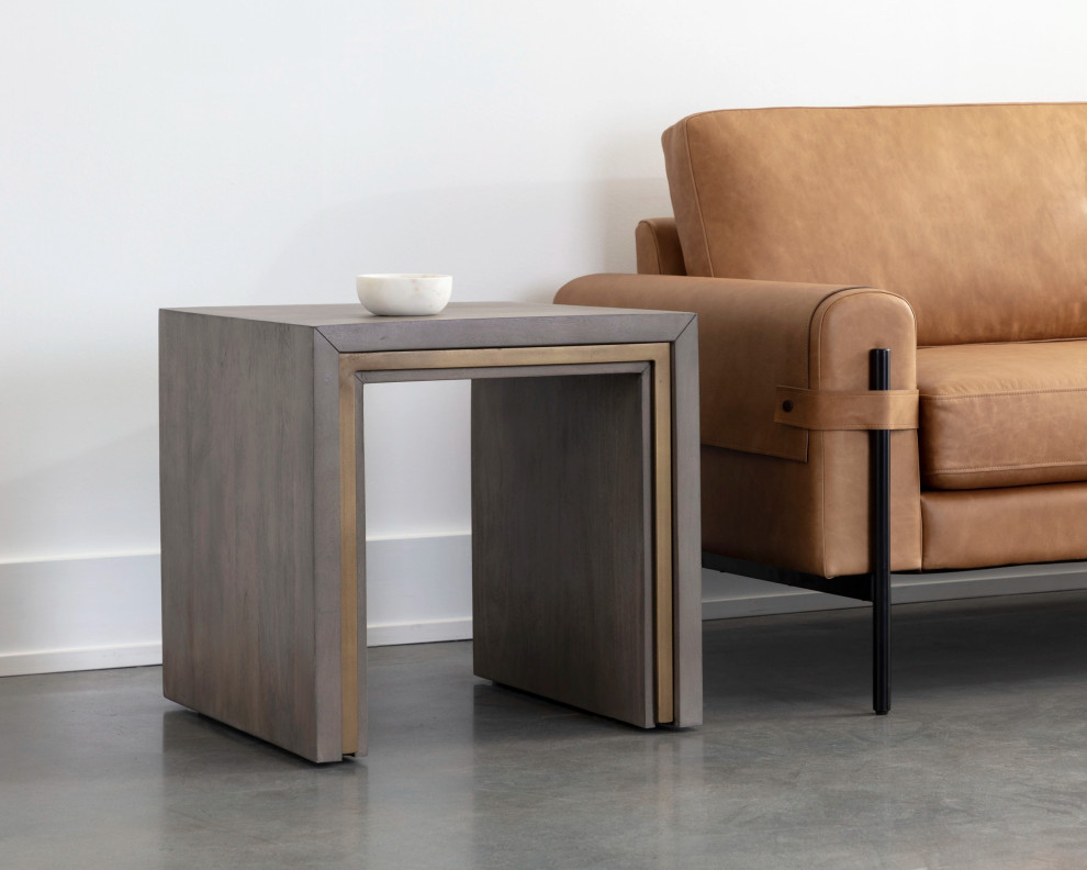 Hilbert End Table   Transitional   Side Tables And End Tables   by Sunpan Modern Home  Houzz