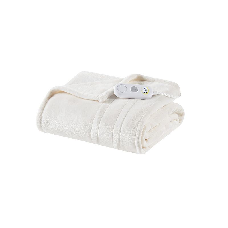 Serta? Plush Electric Heated Throw Blanket