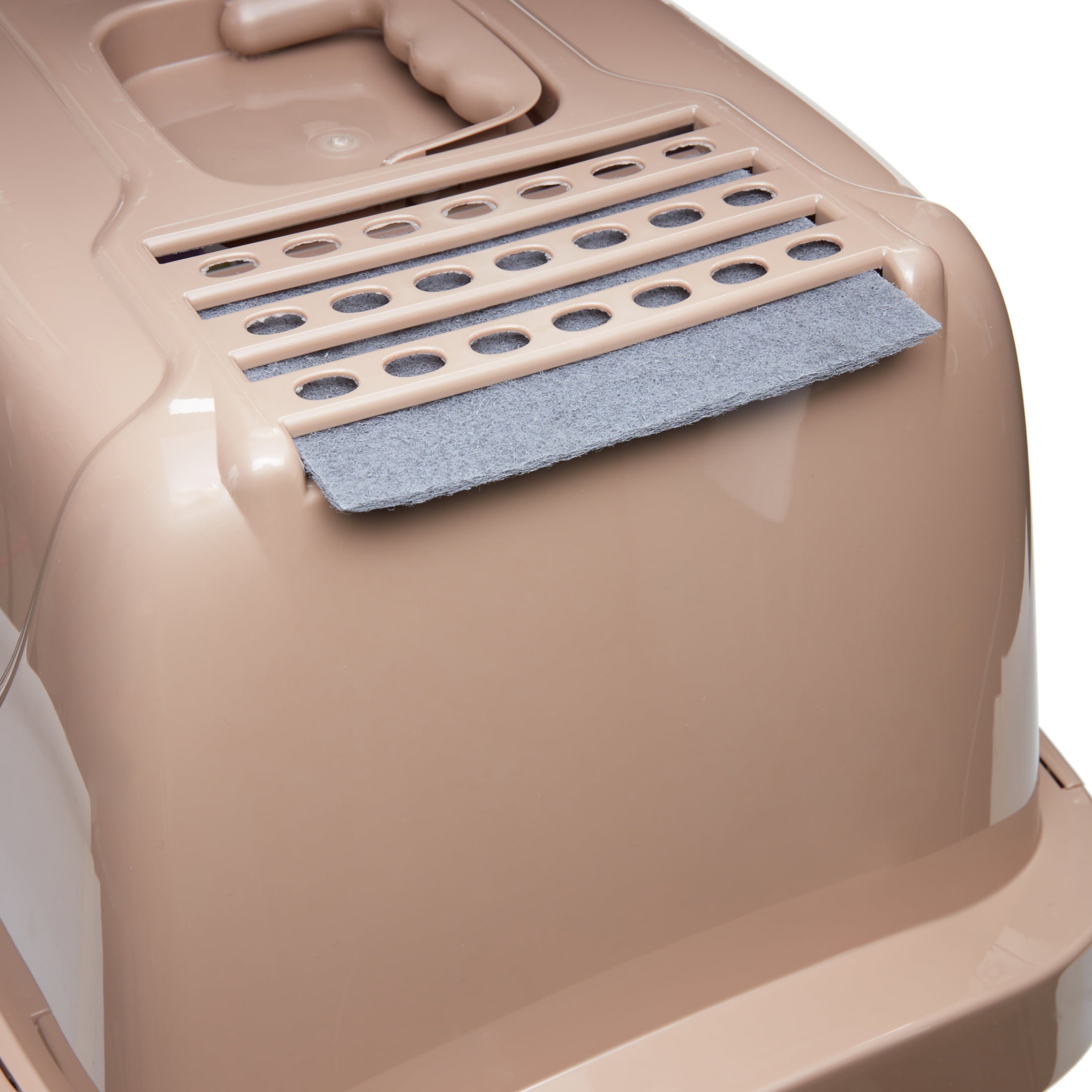 Vibrant Life Sand Sifting Oasis Cat Litter Box， Beige