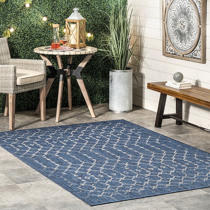 nuLOOM Grayson Moroccan Trellis Indoor Outdoor Rug