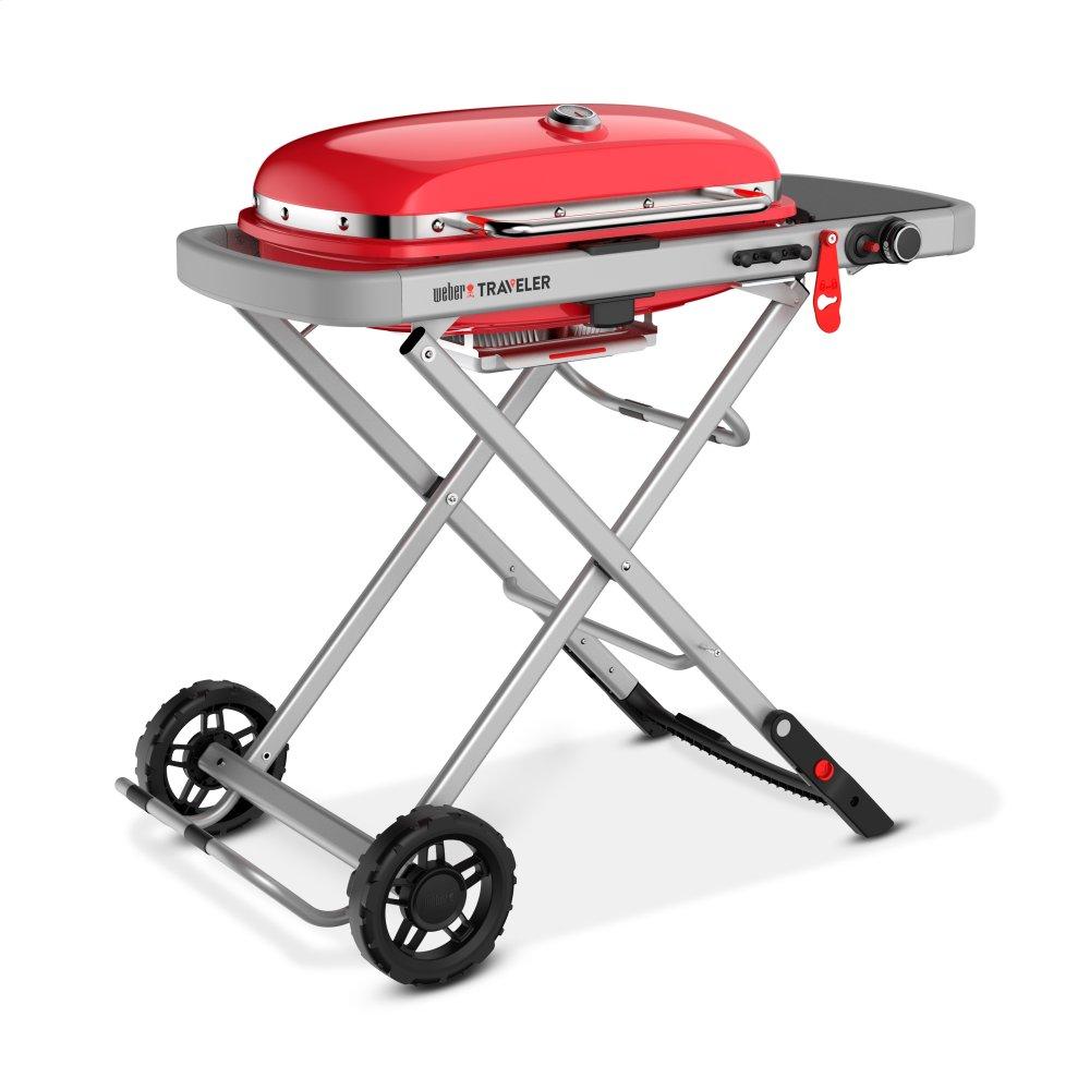 Weber 9030001 Weber Traveler Portable Gas Grill - Red