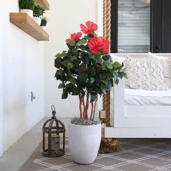 3' Artificial Hibiscus Tree