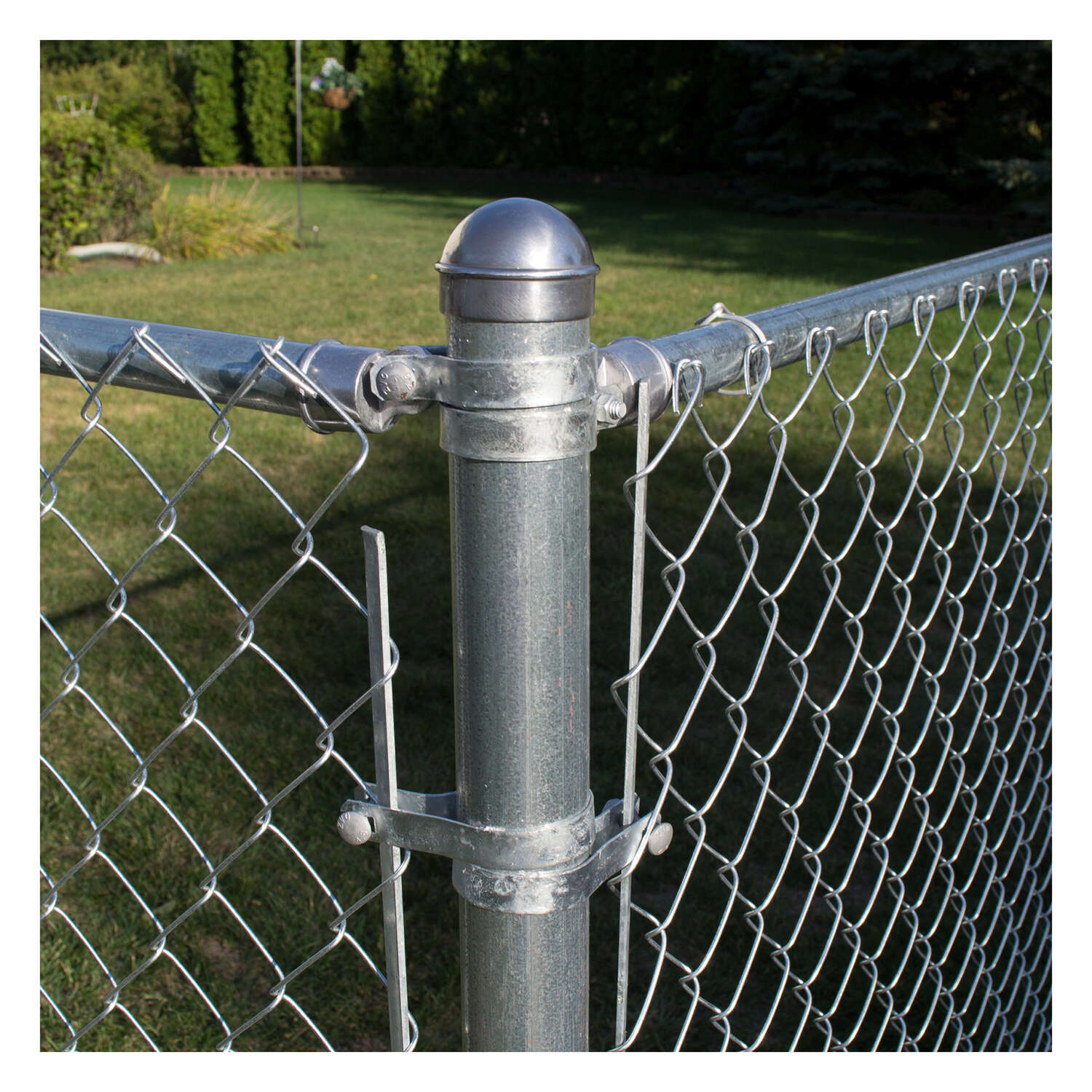 YardGard 2.44 in. L Aluminum Post Cap 1 pk