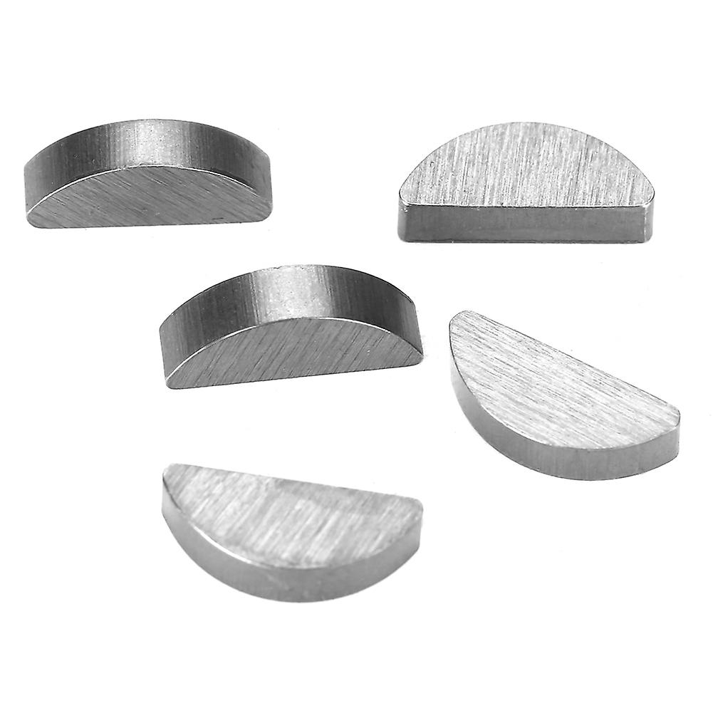 100pcs 45# Steel Semicircle Bond Woodruff Key Kit Accessories 3*5*13mm