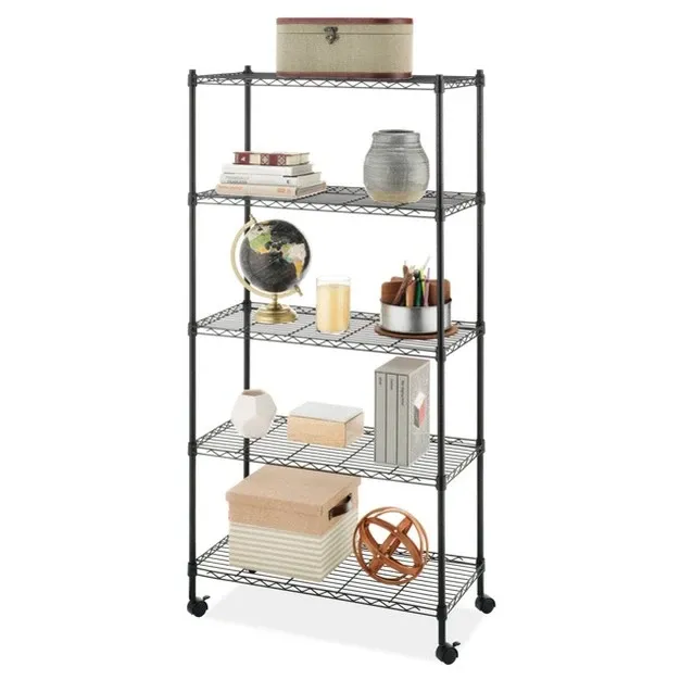 5 Tier Cart Silver