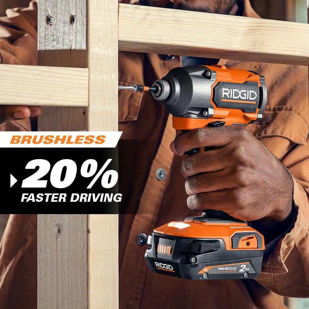 Ridgid 18V Brushless Cordless 3-Speed 1/4 in. Impact Driver (Tool Only)