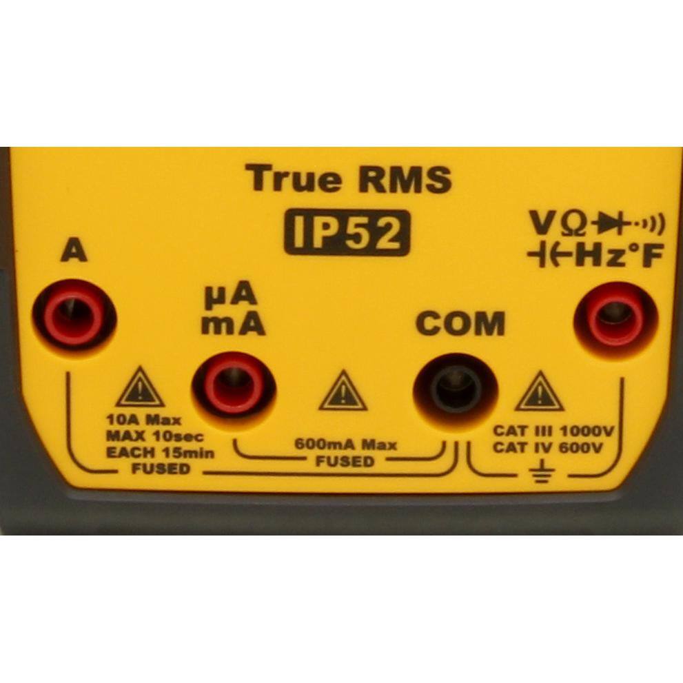 IDEAL 1000-Volt Auto Range TRMS 6000-Count Display Multimeter with NCVT and Temp 61-347