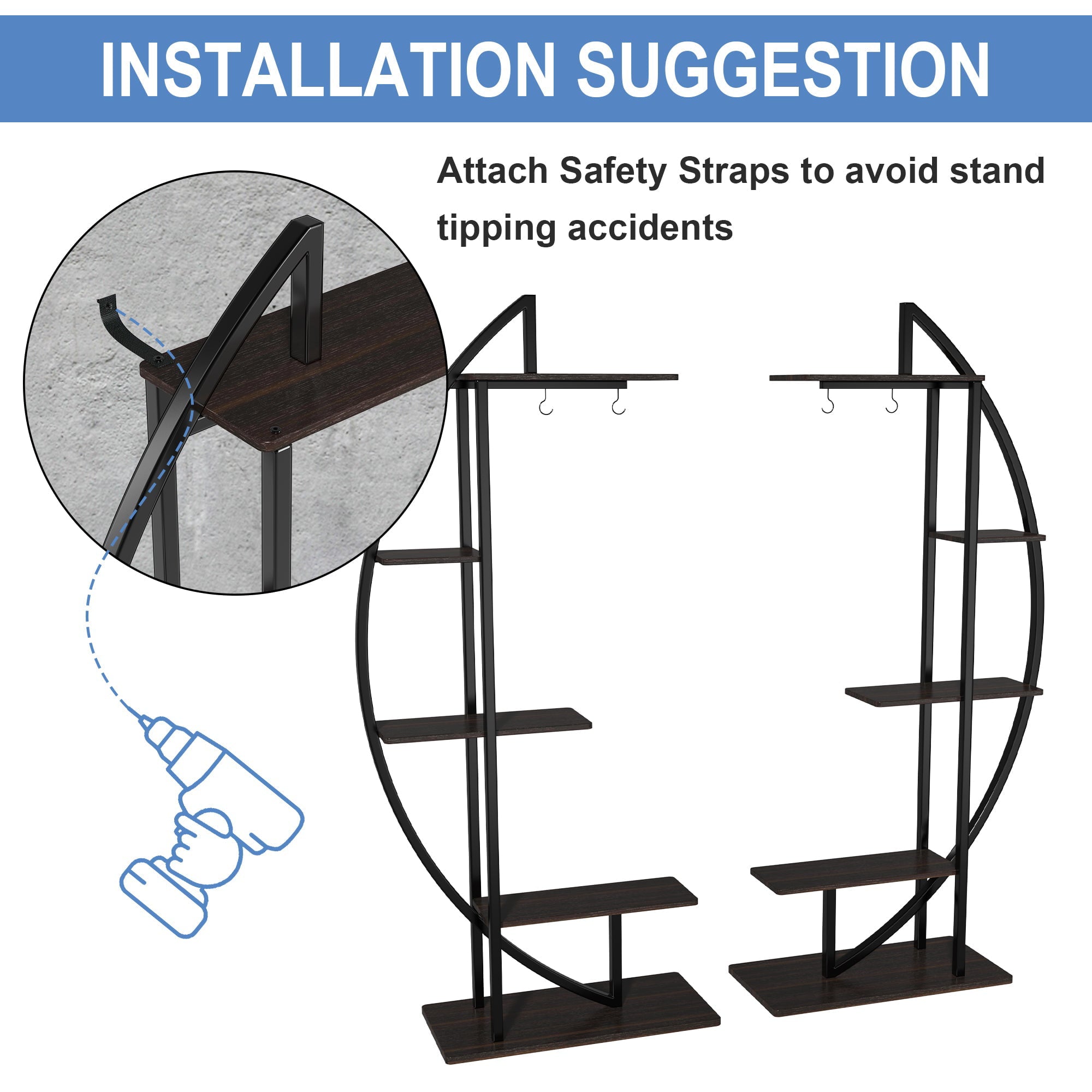 Tall Plant Stand Large Indoor Shelf  71