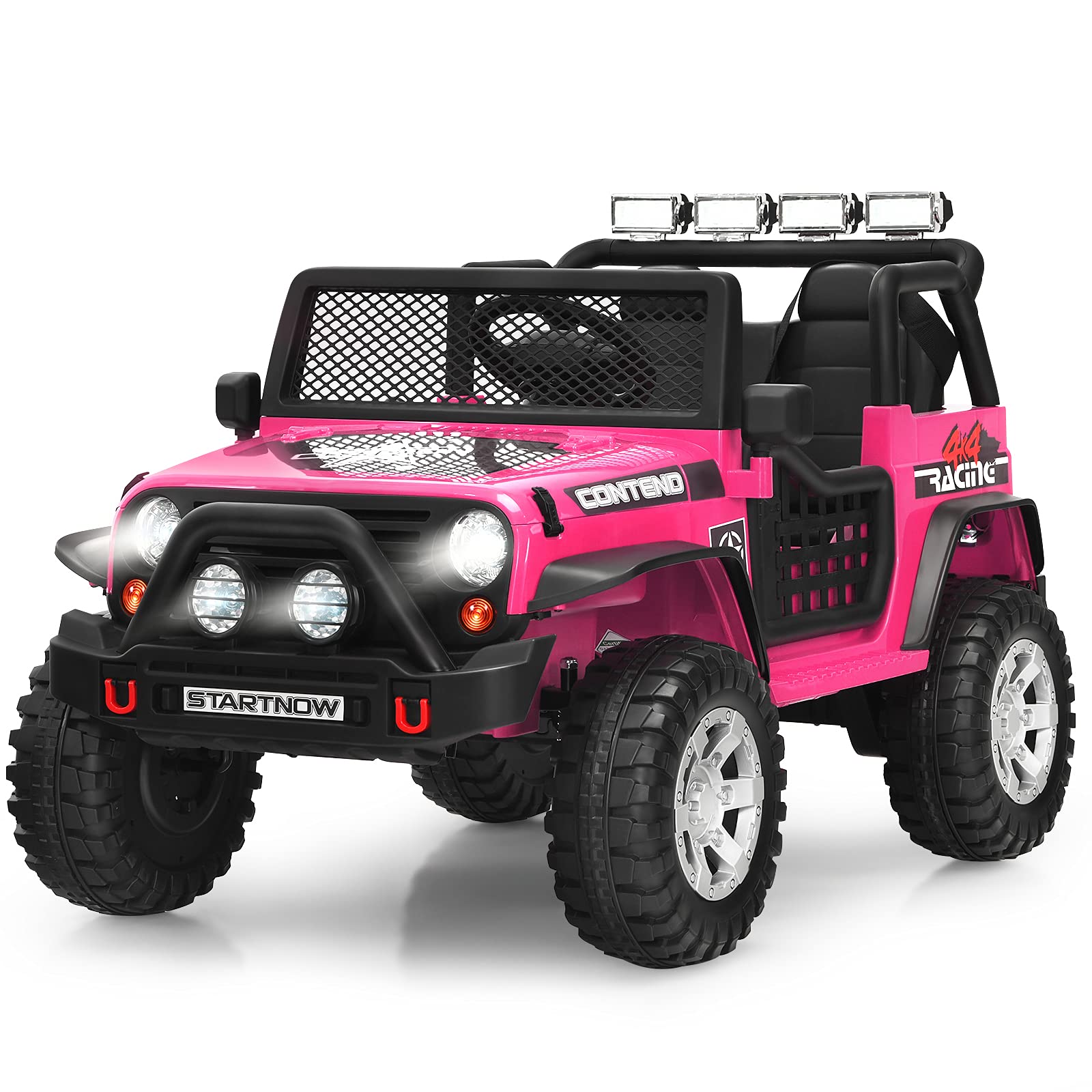 Costzon Kids Ride on Truck, 12V Battery Powered Electric Vehicle w/ 2.4G Remote Control