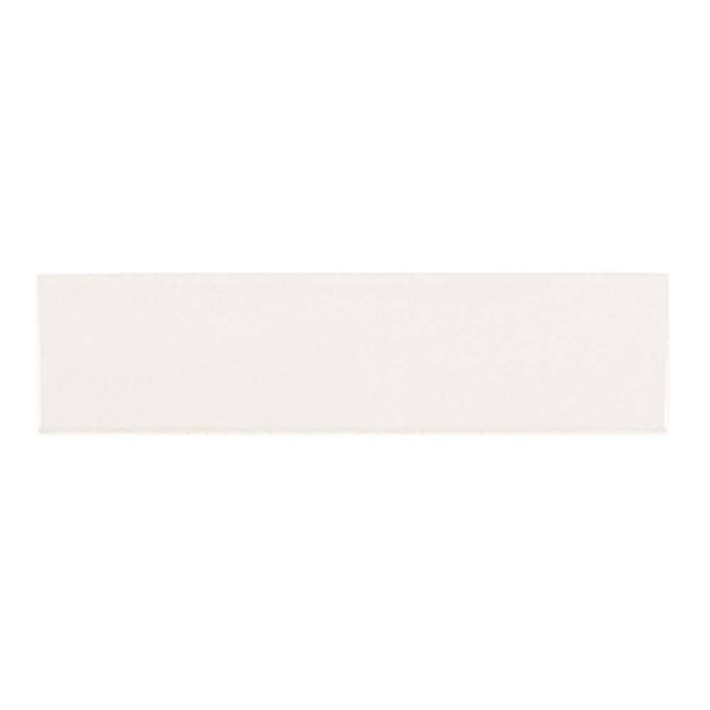 Jeffrey Court Taffeta White 3 in. x 12 in. Subway Gloss Textured Ceramic Wall Tile (6.027 sq. ft.Case) 95673