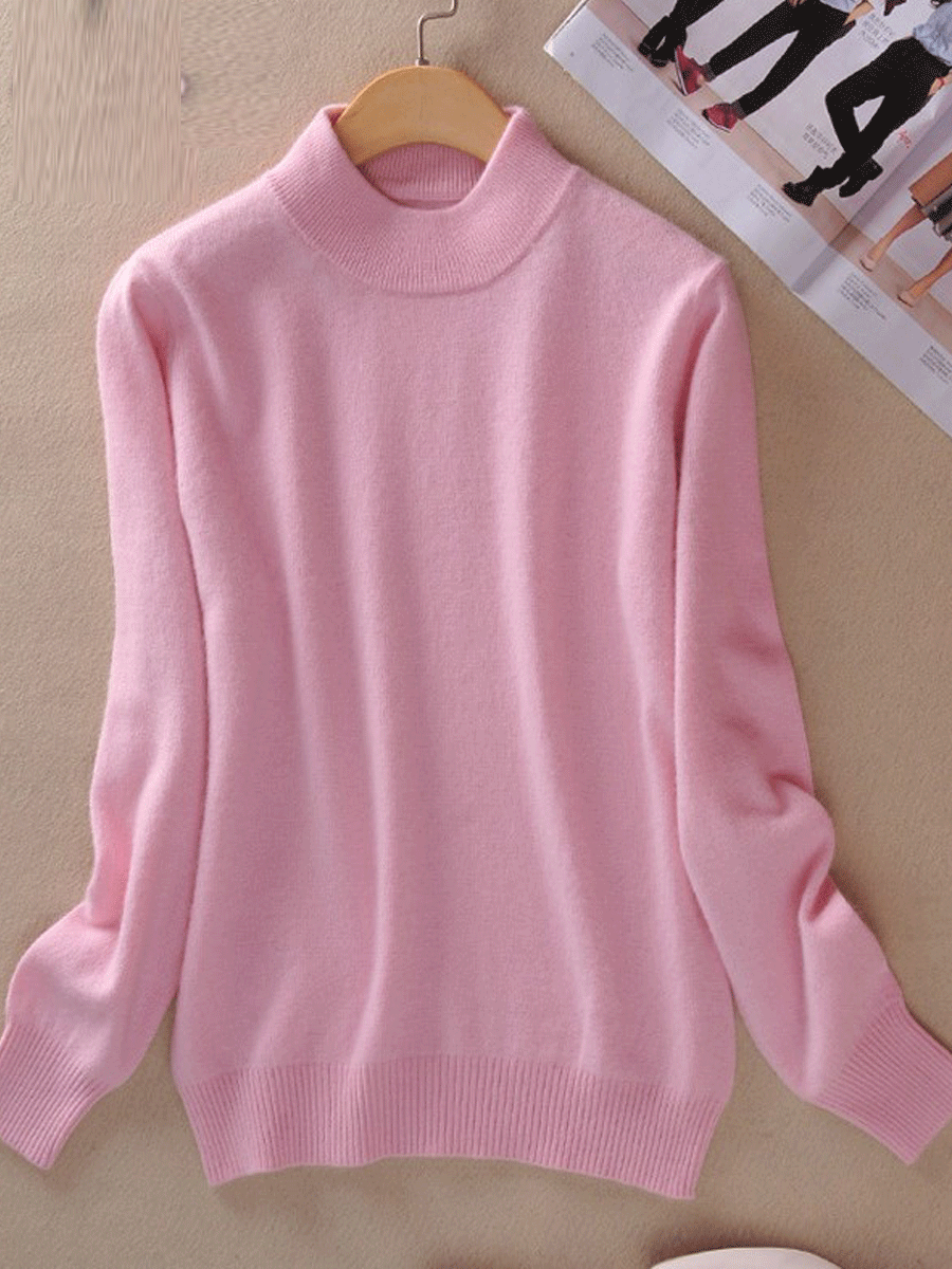 47% Off Women's Half-High Collar Sweater Pullover