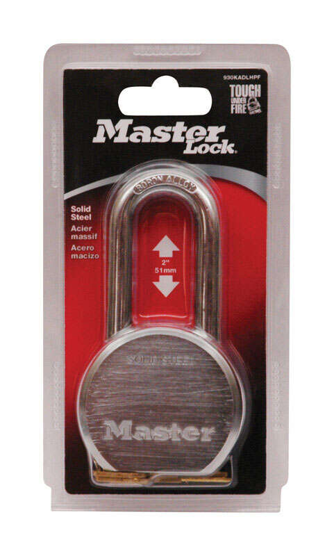 Master Lock 2-3/16 in. H X 1 in. W X 2-1/2 in. L Steel 5-Pin Cylinder Padlock