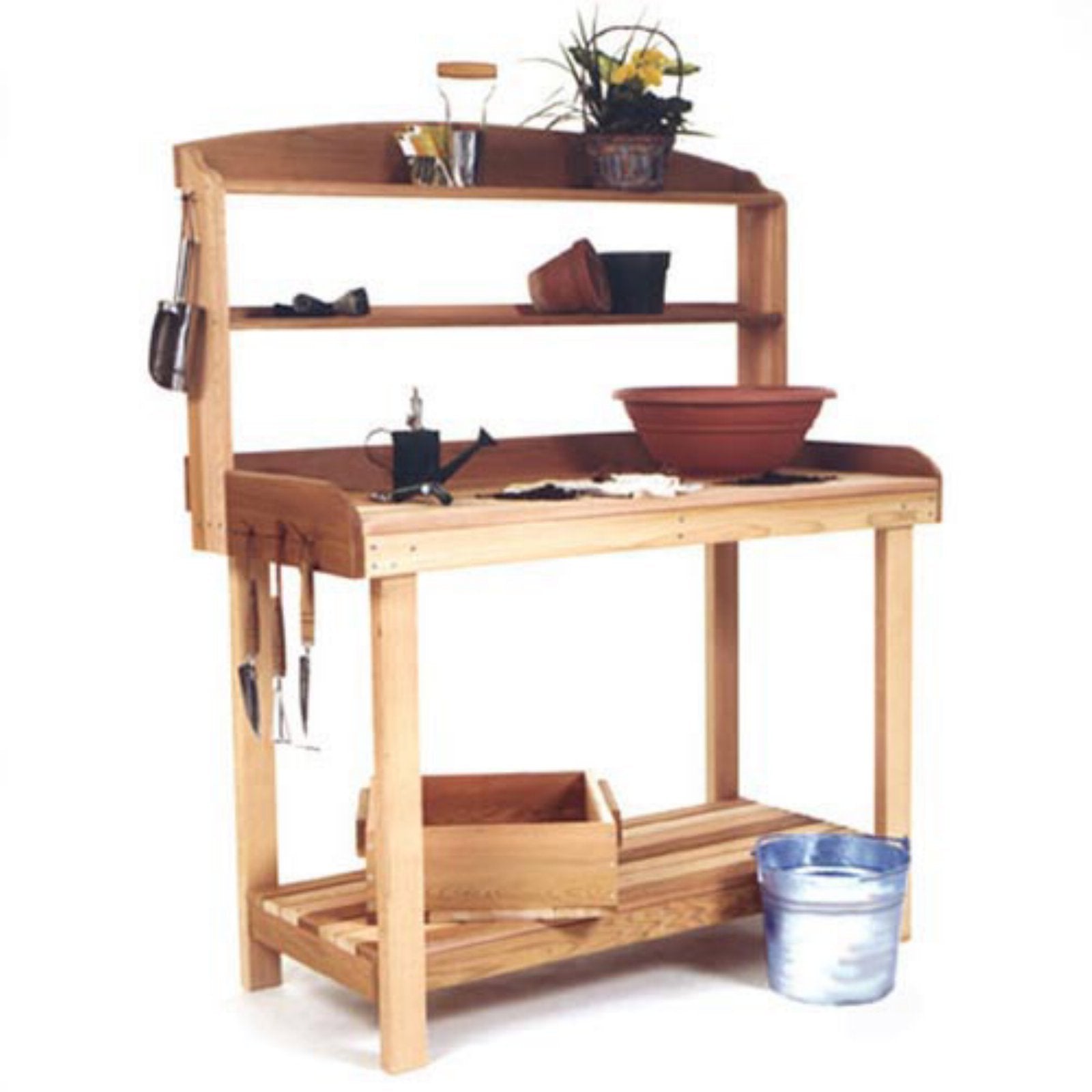 All Things Cedar Sycamore Potting Bench - Western Red Cedar