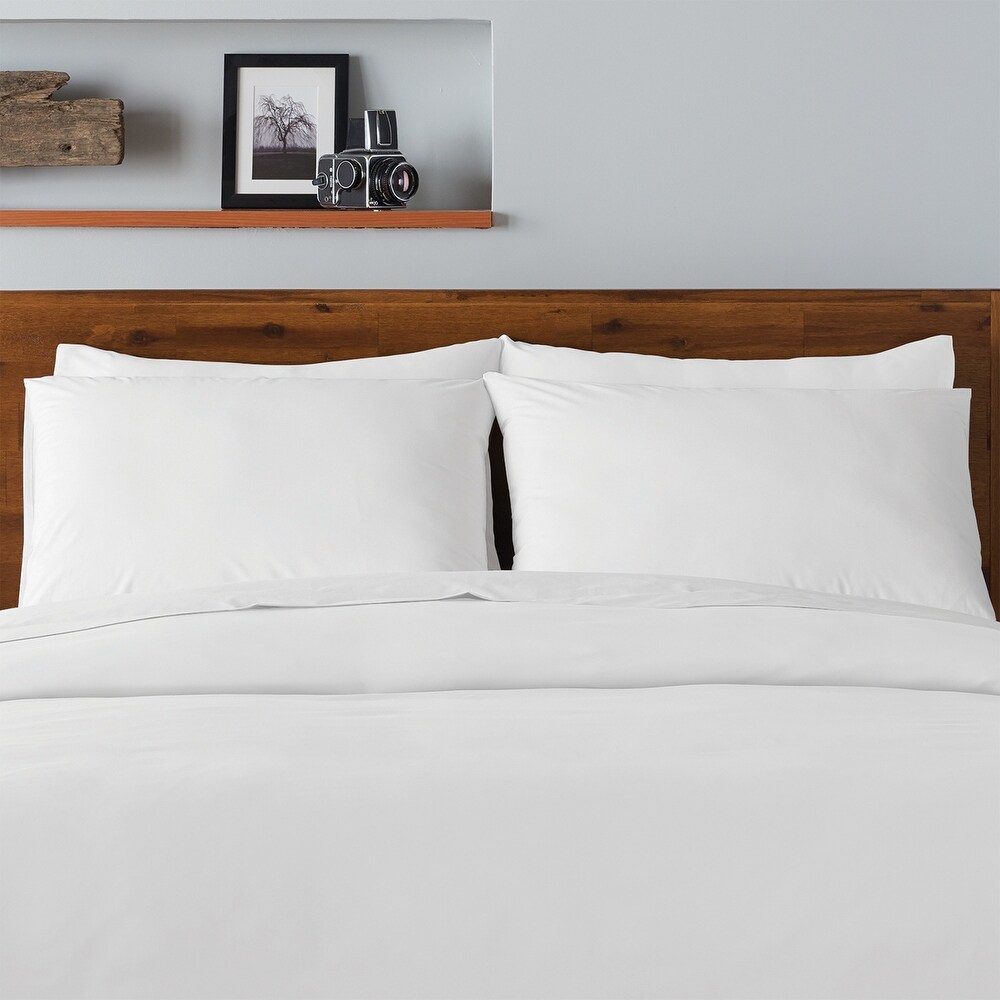 100% Cotton Percale Cool and Crisp Deep Pocket Sheet Set