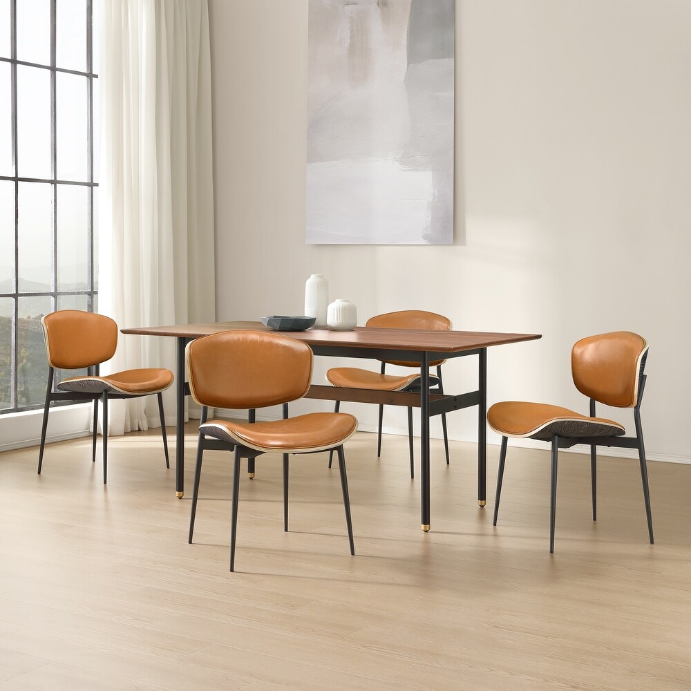 Art Leon Modern Bentwood Dining Chairs (Set of 2)