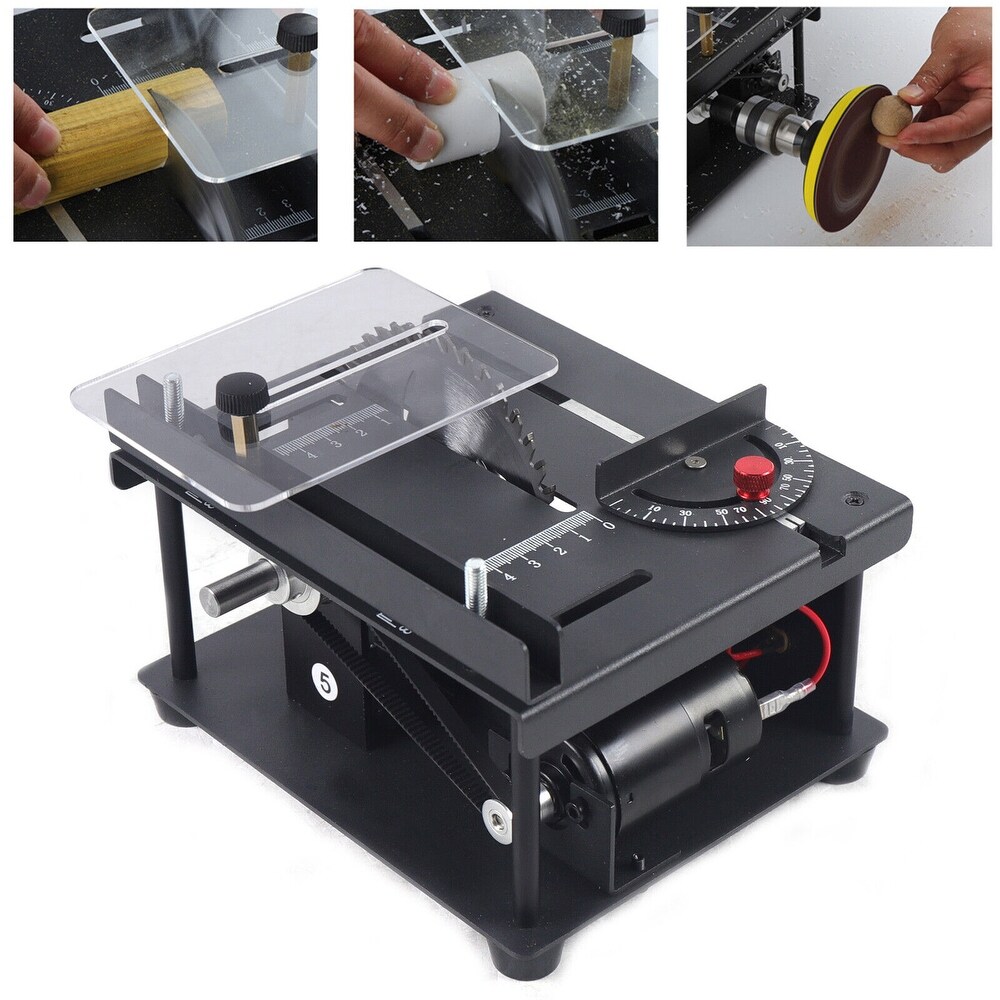 Miniature Precision Electric Curve Table Saw Cutting Set