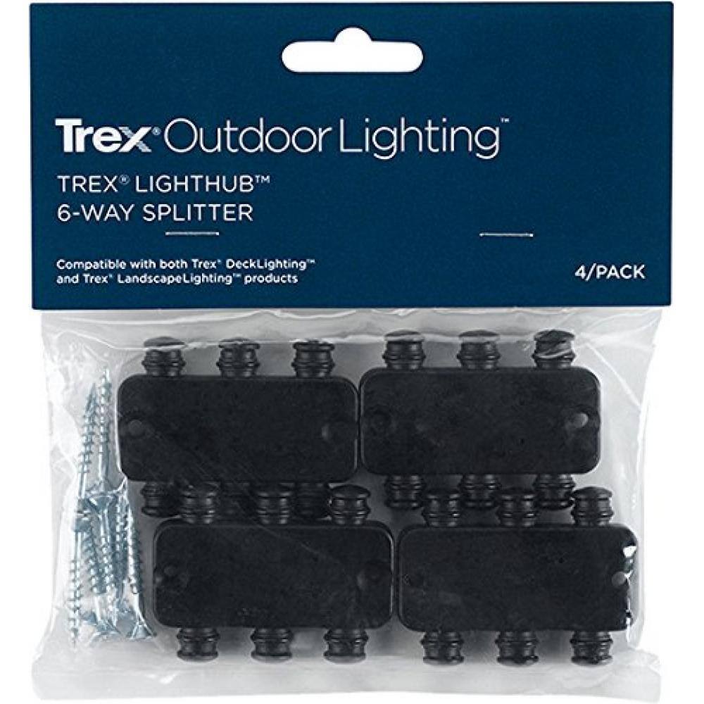 Trex LightHub Deck Lighting 6-Way Splitter (4-Pack) 543750006