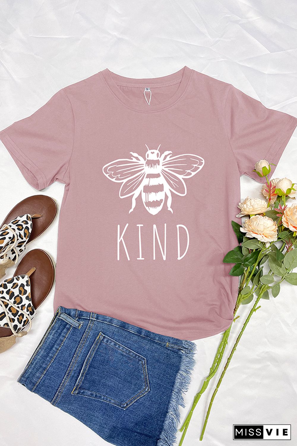 Be Kind Short Sleeve Graphic Tee Wholesale