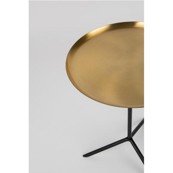 Zuiver Trip Brass Tripod End Table (Set of 2)