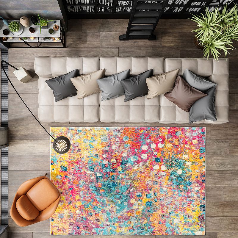 JONATHAN Y Contemporary POP Modern Abstract Rug