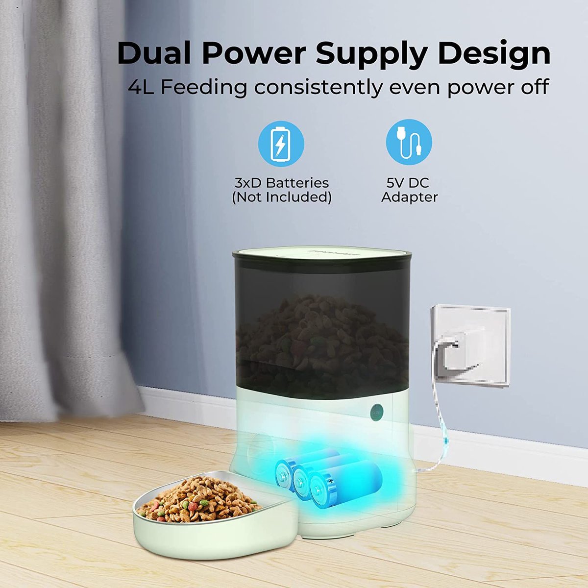 DOGNESS Programmable Automatic Dog and Cat Feeder