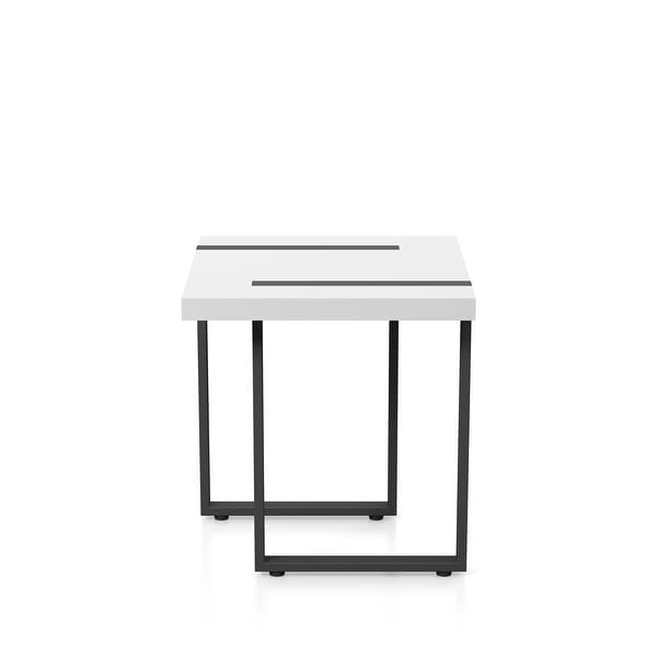 Furniture of America Skryne Contemporary 22-inch Rectangle Side Table