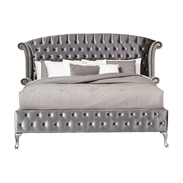 Audrey 2-piece Upholstered Tufted Bedroom Set with Chest - - 34936344