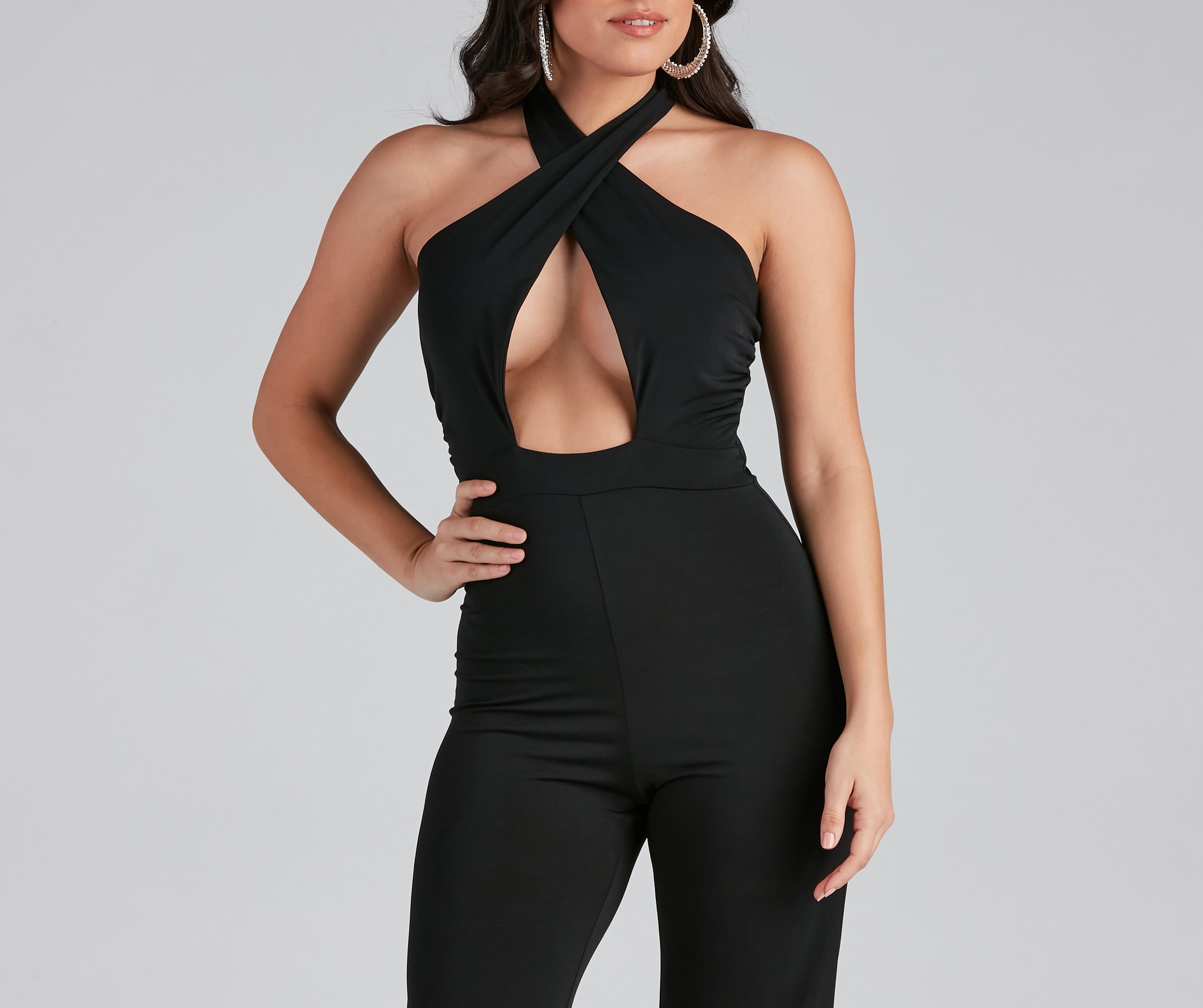 Cross My Heart Halter Jumpsuit